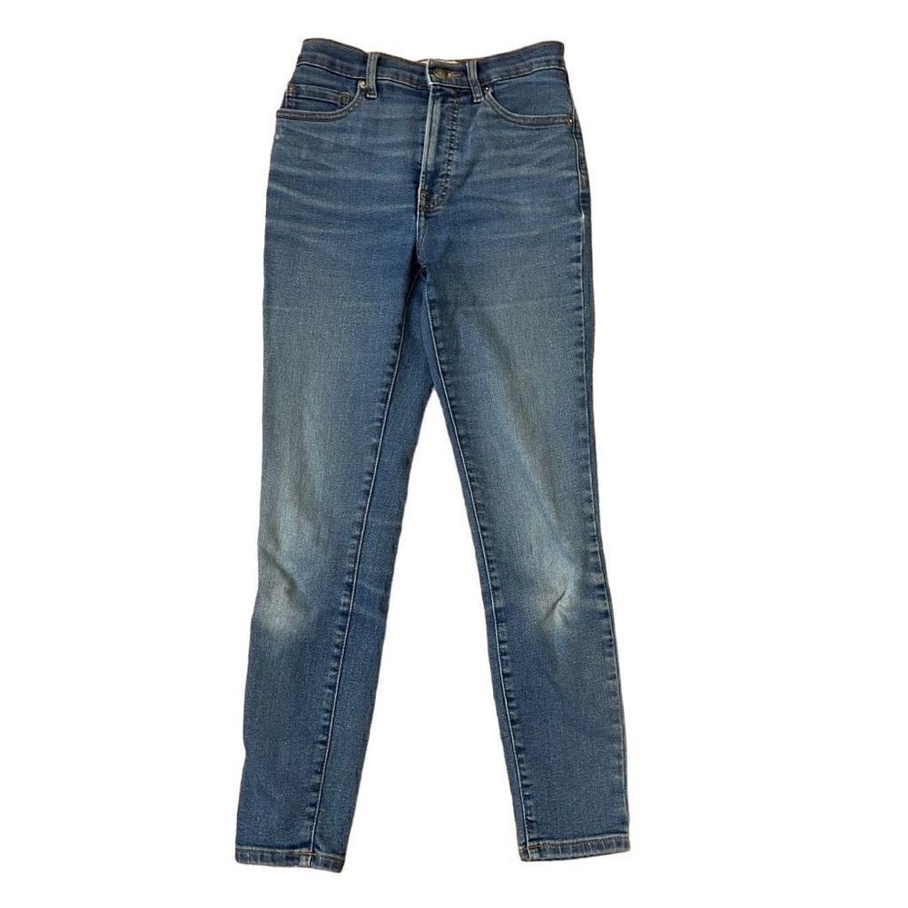 Everlane High Rise Skinny Jeans Medium Wash Size 25